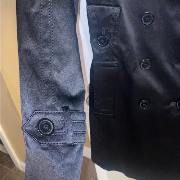 Jessica Simpson Black Trench Coat - Picture 5 of 5